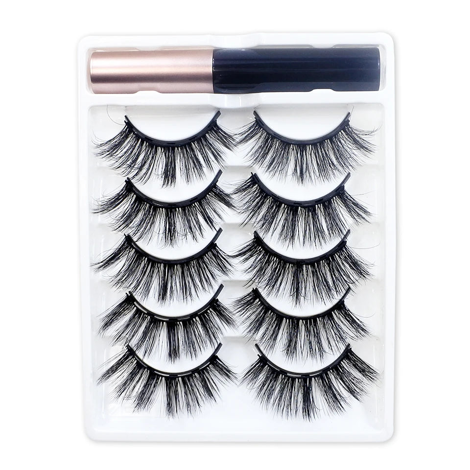 Nuvella LuxeMag Magnetic Lashes 5-Pair Set