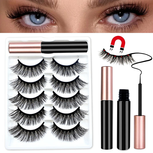 Nuvella LuxeMag Magnetic Lashes 5-Pair Set