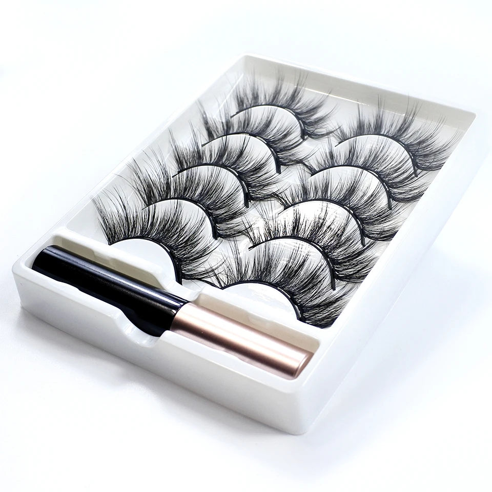 Nuvella LuxeMag Magnetic Lashes 5-Pair Set