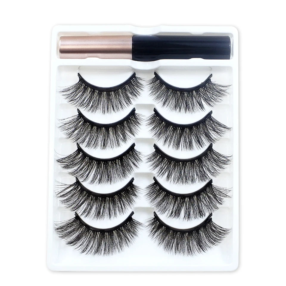 Nuvella LuxeMag Magnetic Lashes 5-Pair Set